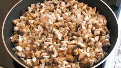 лазанья с грибами и куриным филе