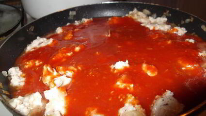 лазанья с куриным фаршем