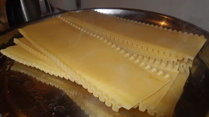 лазанья с куриным фаршем