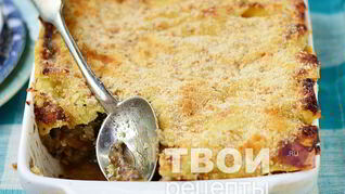 Лазанья с курицей и грибами