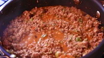 лазанья с мясным фаршем