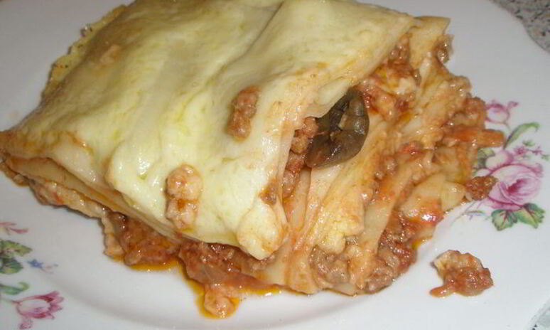 Рецепт лазанья с мясом нежность