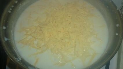 лазанья с опятами