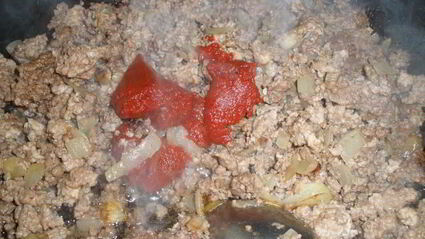 лазанья с соусом бешамель