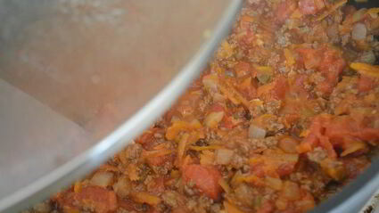 лазанья с телятиной и сыром джюгас