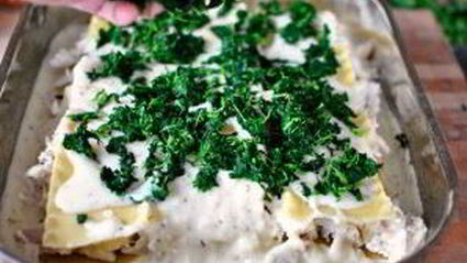 лазанья с творогом и сыром