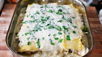 лазанья с творогом и сыром