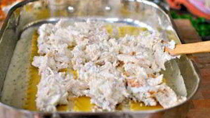 лазанья с творогом и сыром