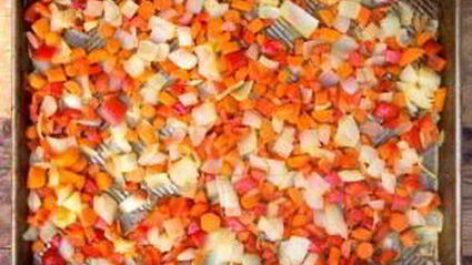 лазанья с запеченными овощами