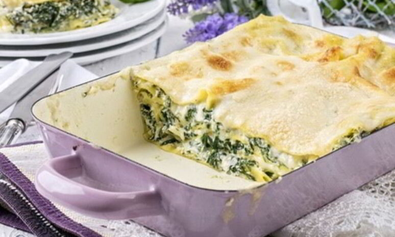 Рецепт лазанья со шпинатом и соусом бешамель