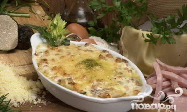 Рецепт лазанья vincisgrassi alla marchigiana