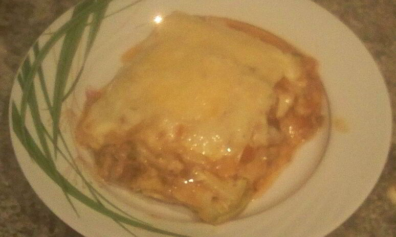 Рецепт мясная лазанья с кабачками