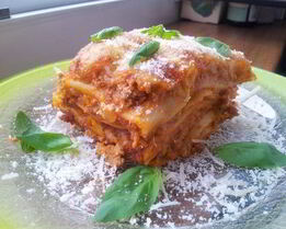 Мясная лазанья