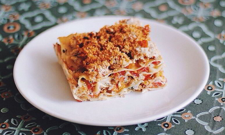 Рецепт овощная лазанья с брокколи и цветной капустой