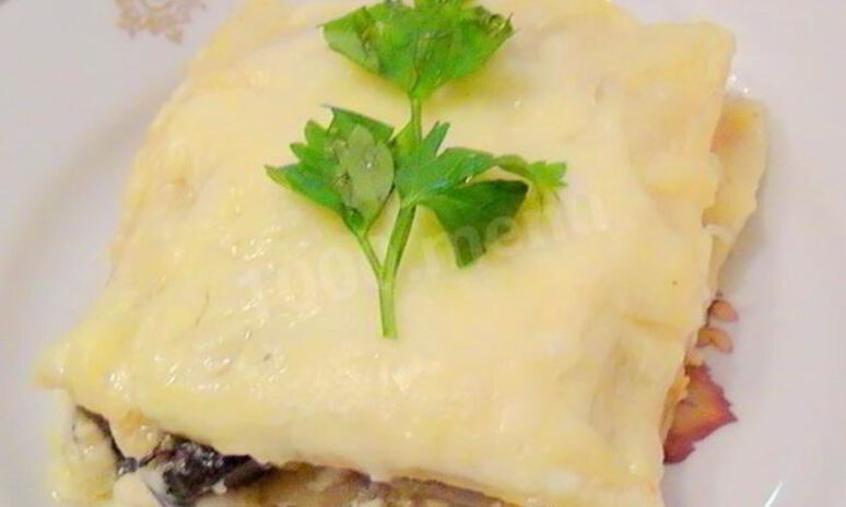 Рецепт овощная вегетарианская лазанья с кабачками