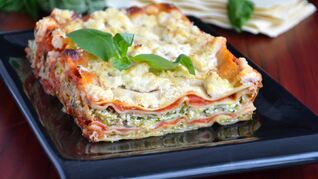 Вегетарианская лазанья