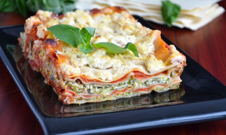 Рецепт вегетарианская лазанья
