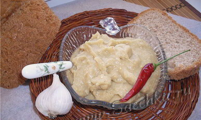 Рецепт баклажановая паста