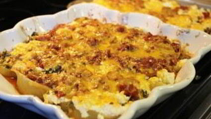 фаршированные макароны-ракушки