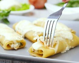 Рецепт каннеллони из листов для лазаньи