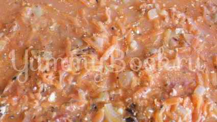 каннеллони с фаршем в томатном соусе