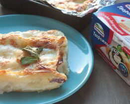 Каннеллони с сыром и шпинатом