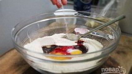 красные макароны