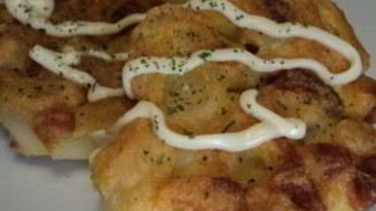 макароны на сковороде