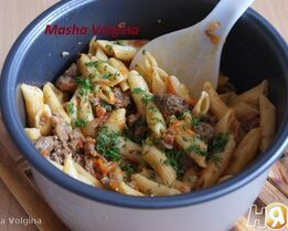 Макароны по-флотски в мультиварке