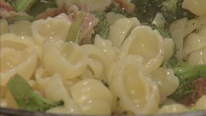 макароны-ракушки с брокколи