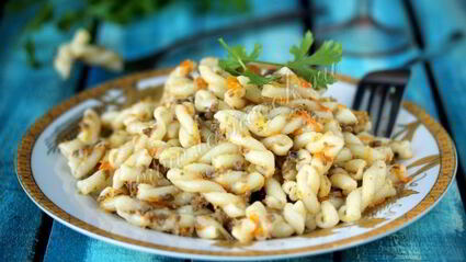 макароны с сердцем