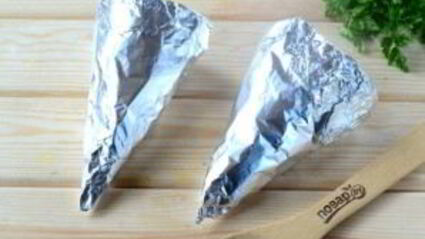 макароны с сыром в рожке