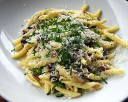 Макароны с ветчиной