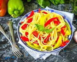 Паста с болгарским перцем