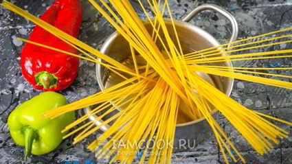 паста с болгарским перцем