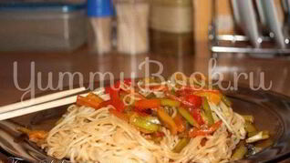 Паста с чесноком и устричным соусом