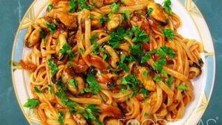 Паста с мидиями