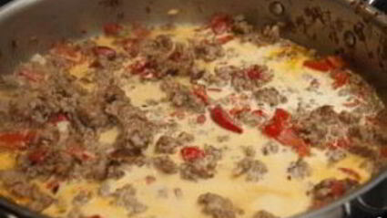 паста с мясным фаршем