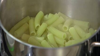 паста с радиккио, орехами и сыром