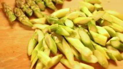 паста со спаржей