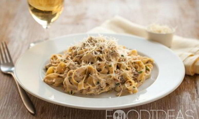Рецепт паста в сливочном соусе