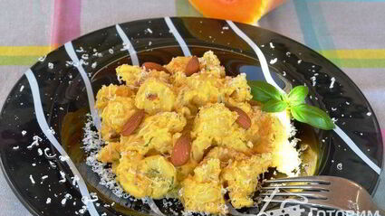 паста в тыквенном соусе