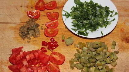 спагетти альо ольо пеперончино