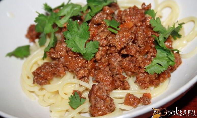 Рецепт спагетти болоньез супер-просто
