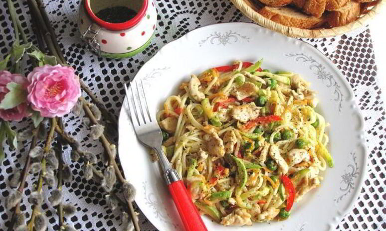 Рецепт спагетти примавера