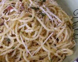 Спагетти с анчоусами по-сицилийски