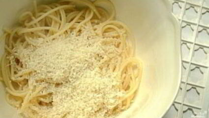 спагетти с сыром
