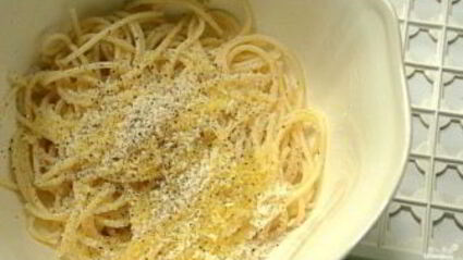 спагетти с сыром