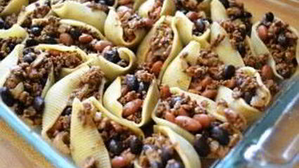 запеченные фаршированные ракушки