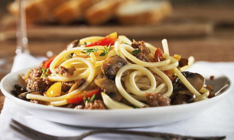 Рецепт жареные макароны